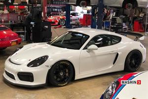 تیونینگ پورشه کیمن GT4 با موتور 911